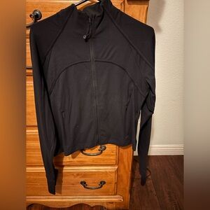 Ribbed Nulu ™ Cropped Define Jacket
Black, Size 14, slim fit, new with tags.